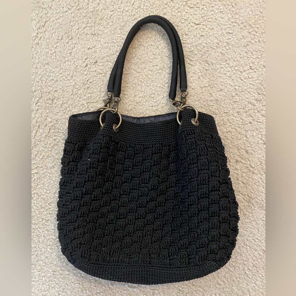 The Sak Black Woven Bag Purse